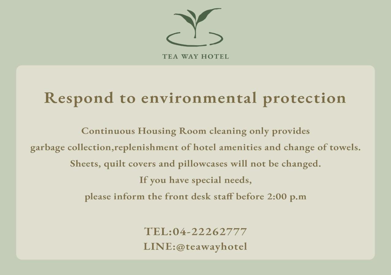 Green Hotel - Tea Way Taichung Exterior foto